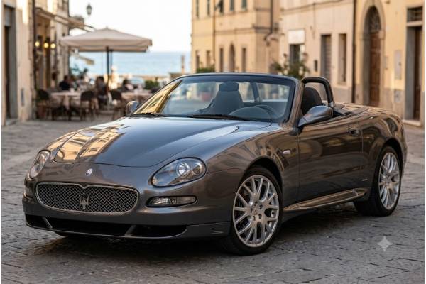 Maserati Spyder Cambiocorsa specs, 390 hp V8 performance, paddle-shift operation, convertible-roof care, maintenance issues and buying advice.
