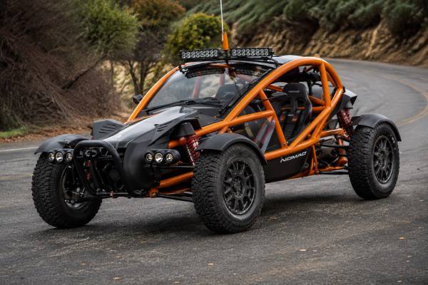 Ariel Nomad Sport 300 specs: supercharged 2.4L K24Z7, 300 hp, six-speed manual, limited-slip differential and 671 kg baseline weight.