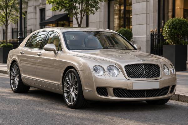 Bentley Continental Flying Spur specs: 6.0L W12 with 550 hp, 650 Nm, 6-speed automatic and 312 km/h top speed.
