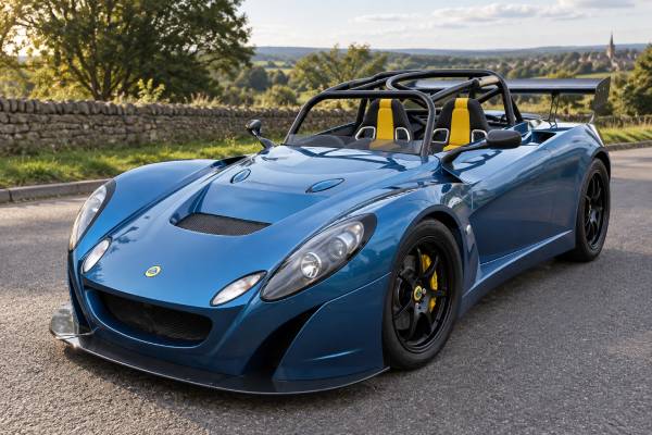 Lotus 2-Eleven Type 123 specs: 1.8L supercharged inline-four, 252 hp, 3.8-sec 0–60 mph, 241 km/h top speed, 242 Nm torque, and 6-speed manual.