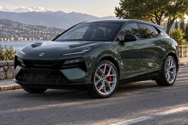 Lotus Eletre L+ Type 132 specs: 612 hp, 112 kWh battery, AWD, 4.5-sec 0–100 km/h, 710 Nm torque, and 258 km/h top speed.