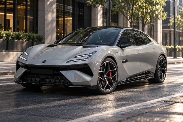 Lotus Emeya 900 Performance Edition Type 133 specs: 905 hp, 102 kWh battery, AWD, 2.8-sec 0–100 km/h, 985 Nm torque, 530 km CLTC range, and 256 km/h top speed.