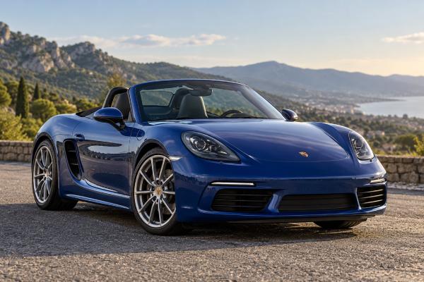 Porsche 718 Boxster (982) specs include a 2.0L turbo flat-four rated at 300 hp, rear-wheel drive and manual or PDK.